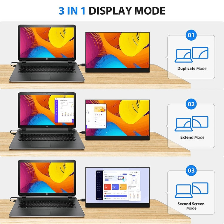 17.3 inch UHD 2560x1440P IPS Screen Portable Monitor, 17.3 inch 2K 17.3 inch UHD 2560x1440P IPS Screen Portable Monitor, 17.3 inch 2K